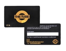 The tube card
